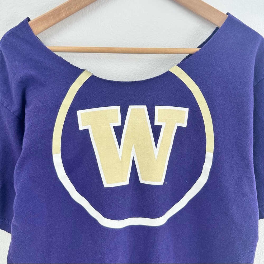 Nike University of Washington Huskies Off-Shoulder Purple Top - Picture 5 of 7